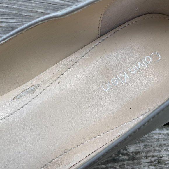 Calvin Klein Women Heel Pump DARA Ladies Patent Le - Picture 8 of 12